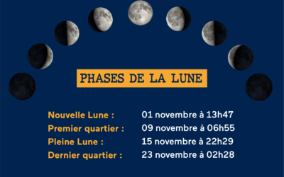 Novembre 2024 – Phases de la lune