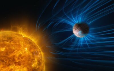 Traces d&rsquo;activité magnétique sur une exoplanète